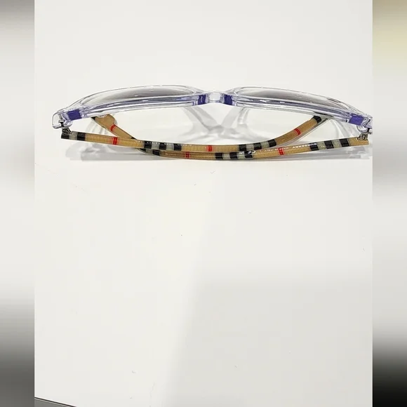 Burberry Women's Transparent Frame Glasses - Picture 2 of 7